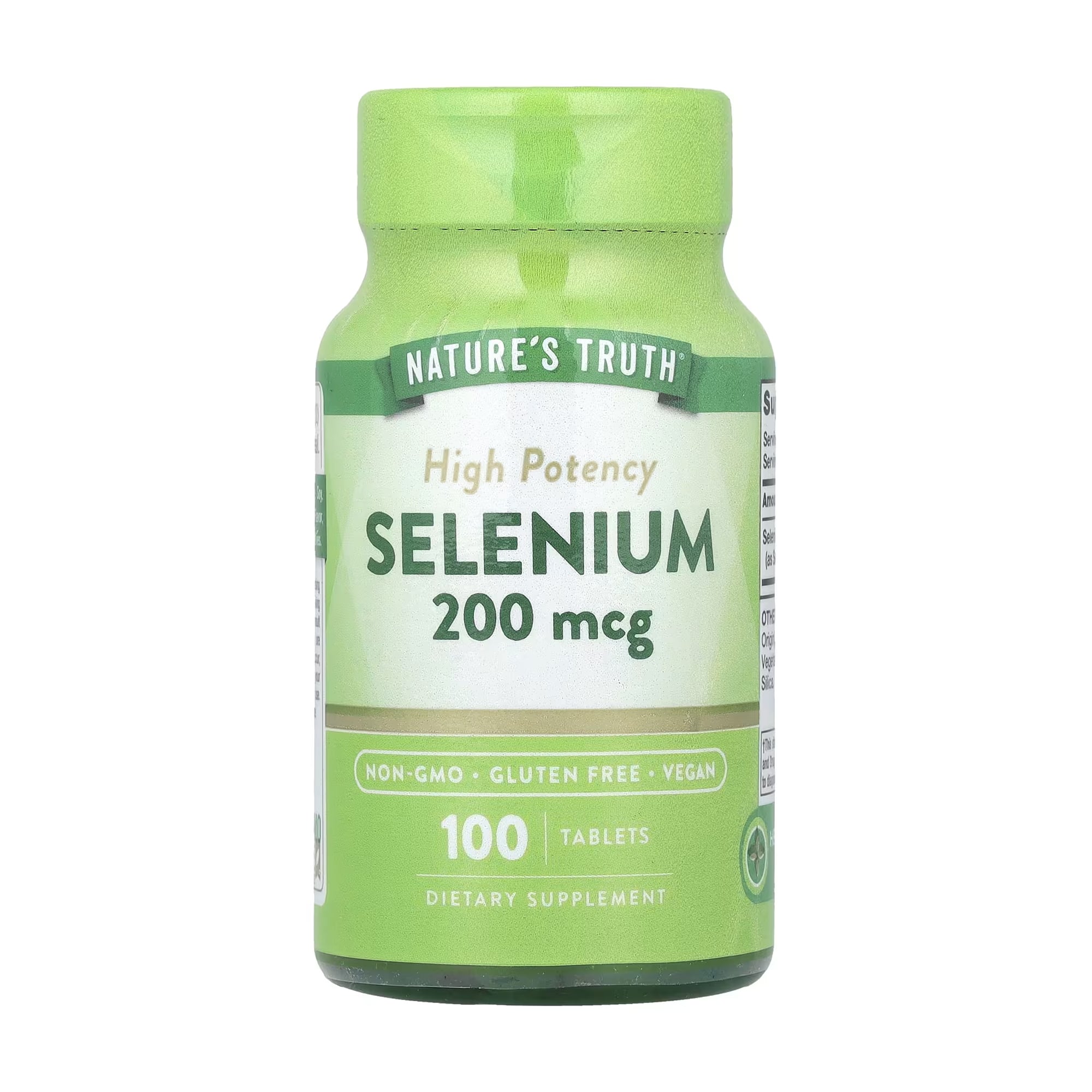 Селен Nature's Truth Selenium, High Potency, 200 мкг, 100 таблеток