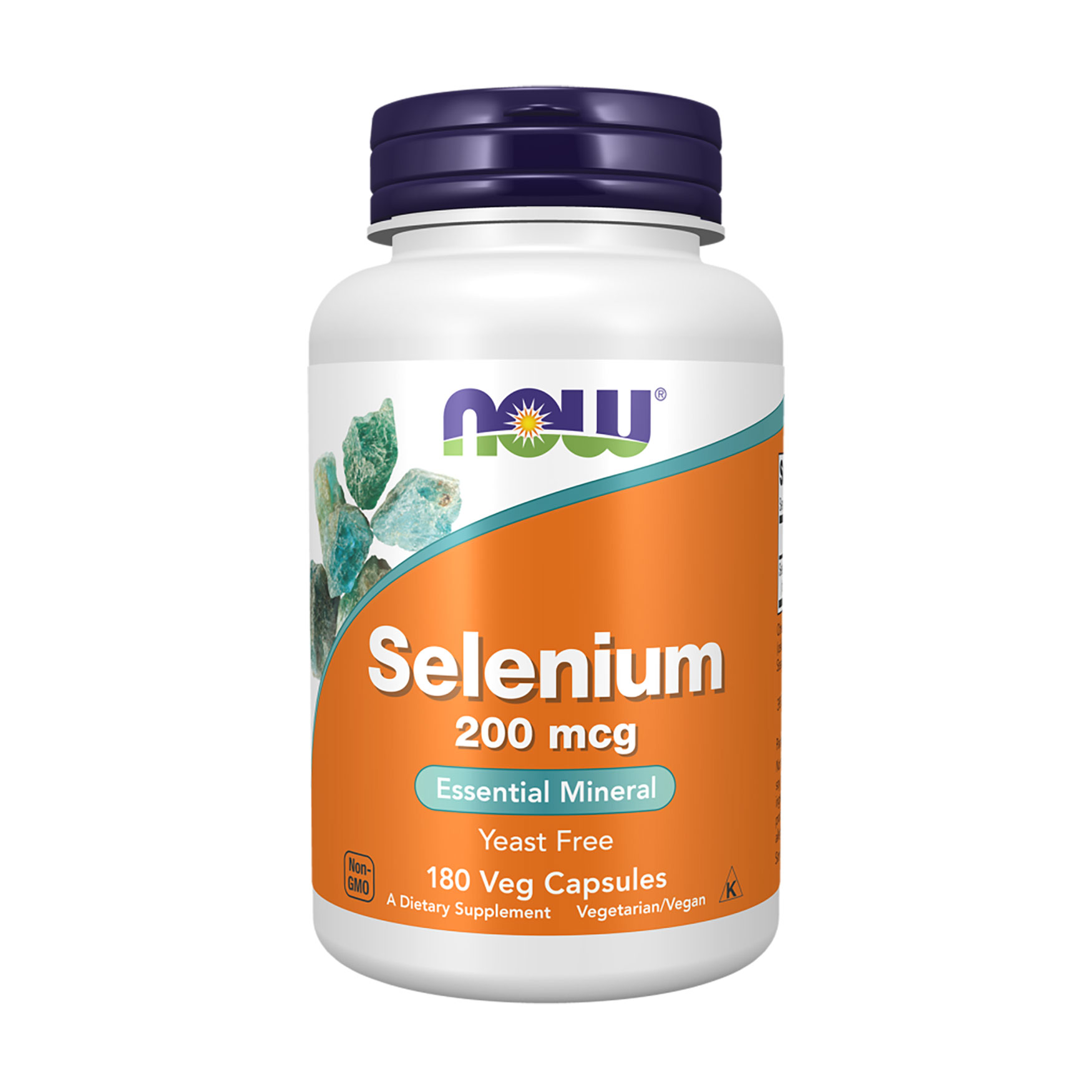 Селен NOW foods Selenium 200 мкг, 180 капсул